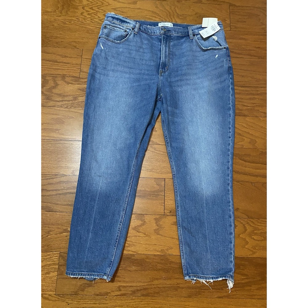 Abercrombie & Fitch The Skinny High Rise Jeans 34/18R New! NWT $89